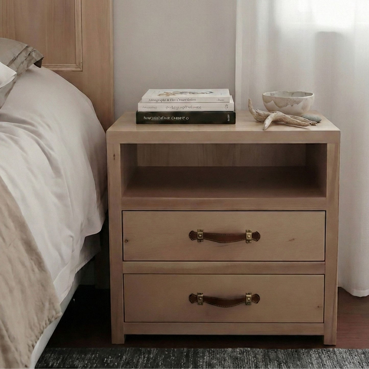 Velador Zurich 2 cajones